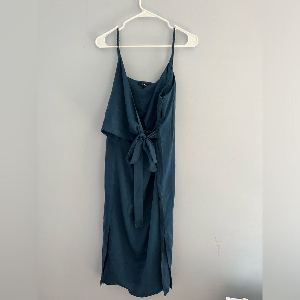 Front Tie Midi Dress